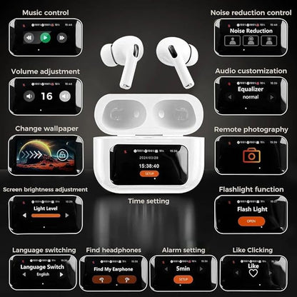 Earbuds Dare to Listen Touch Screen Control Earbuds Tour Pro 2 Z50 Pro Ear Buds Headphones 360 Stereo with Noise Cancellation