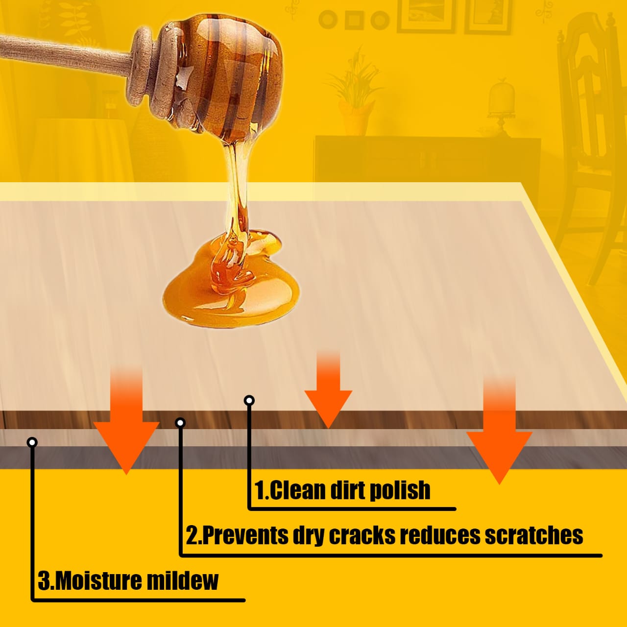 Beewax For Polishing And Cleaning Wood Furniture Floor Maintenance