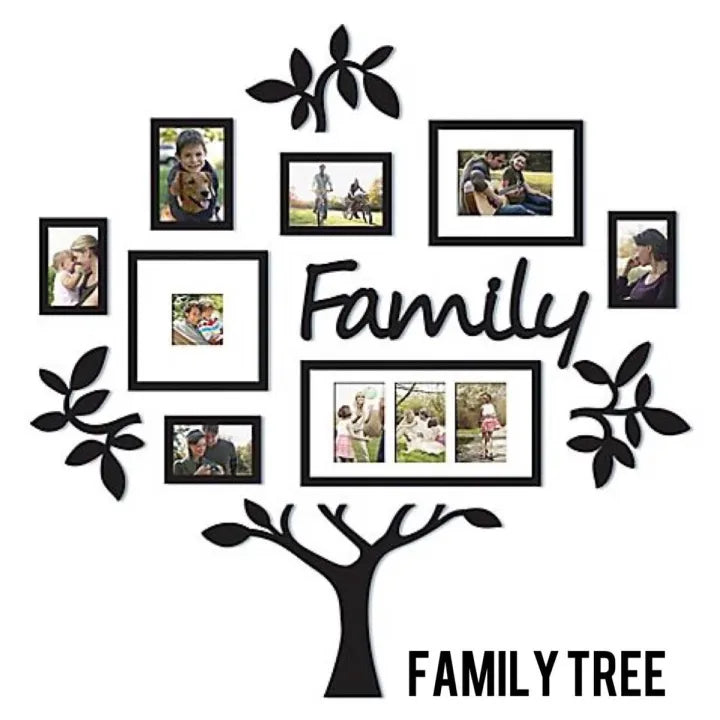 Family Tree Photo Frame, 3D Wall Decor