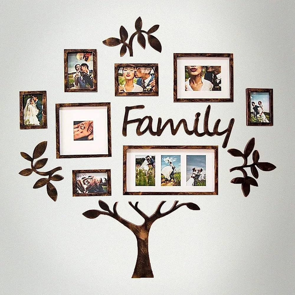 Family Tree Photo Frame, 3D Wall Decor